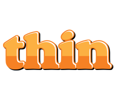 Thin orange logo