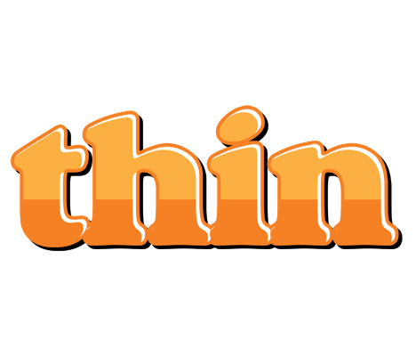 Thin orange logo