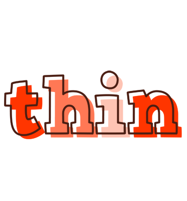 Thin paint logo