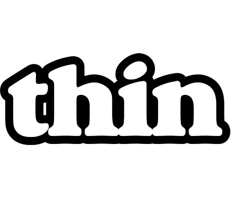 Thin panda logo