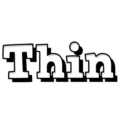 Thin snowing logo