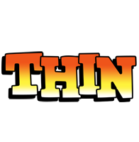 Thin sunset logo