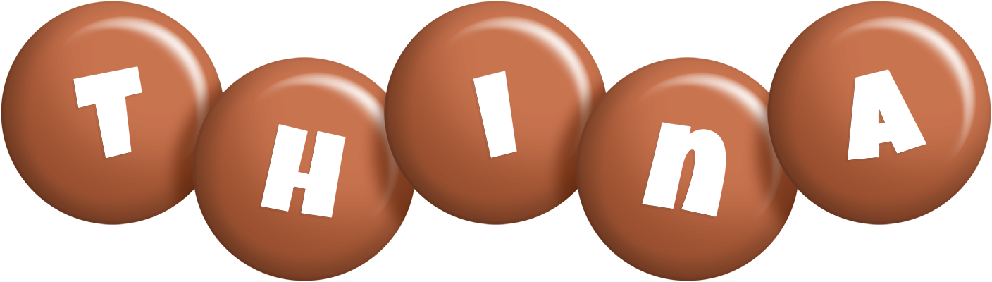 Thina candy-brown logo