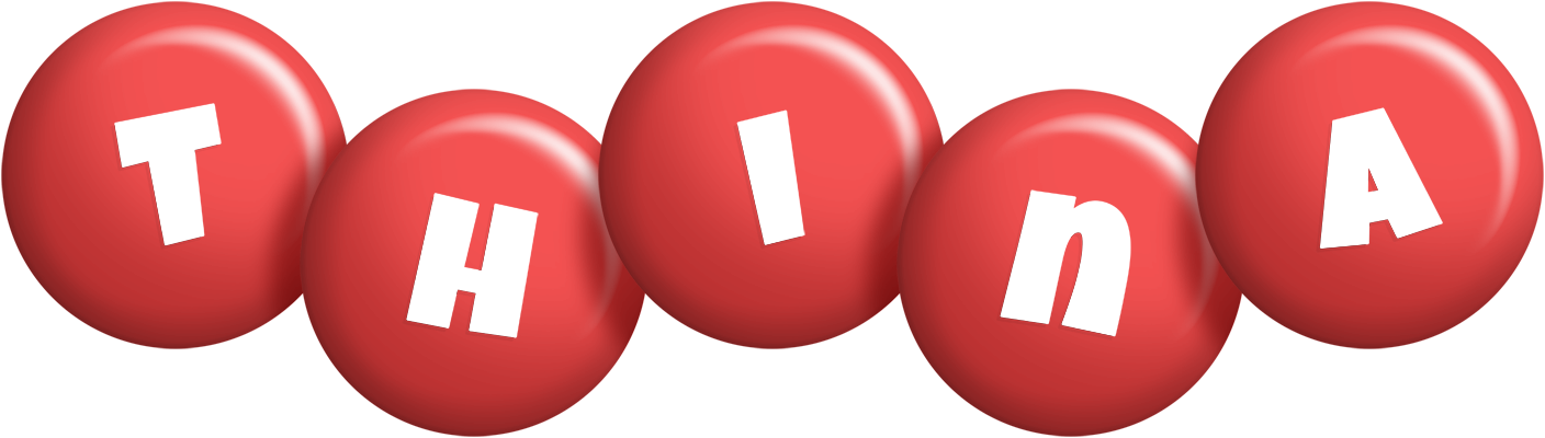 Thina candy-red logo