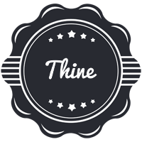 Thine badge logo