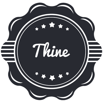 Thine badge logo