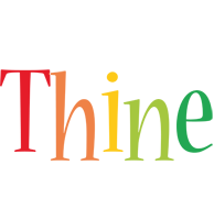 Thine birthday logo