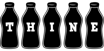 Thine bottle logo