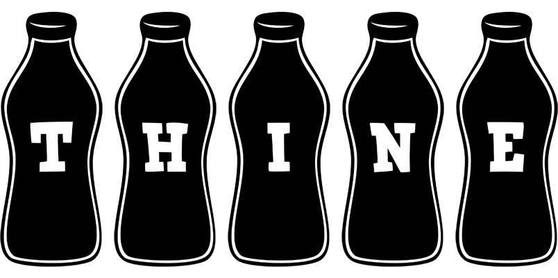 Thine bottle logo