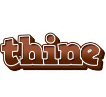 Thine brownie logo