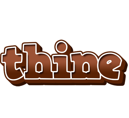 Thine brownie logo