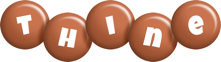 Thine candy-brown logo