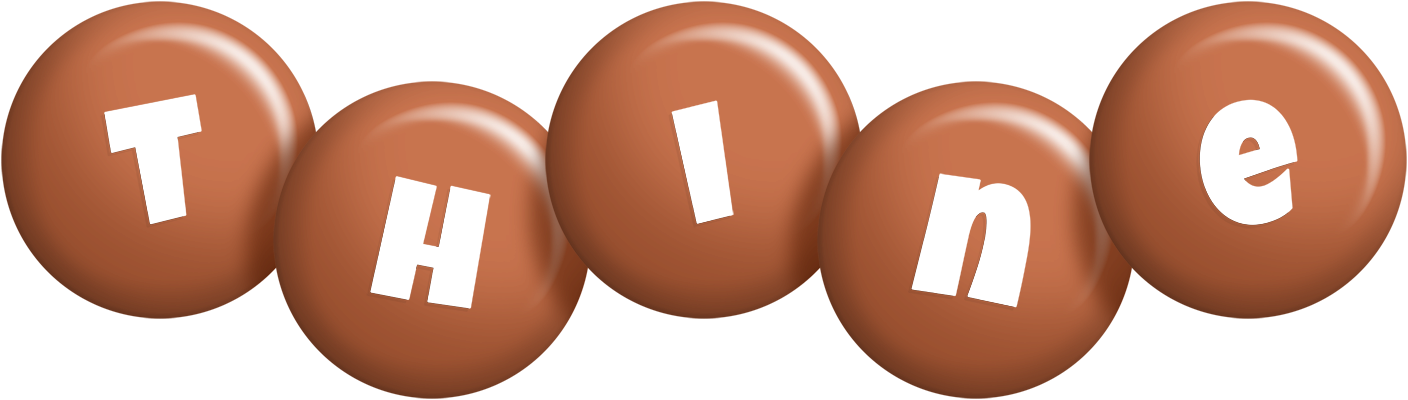 Thine candy-brown logo
