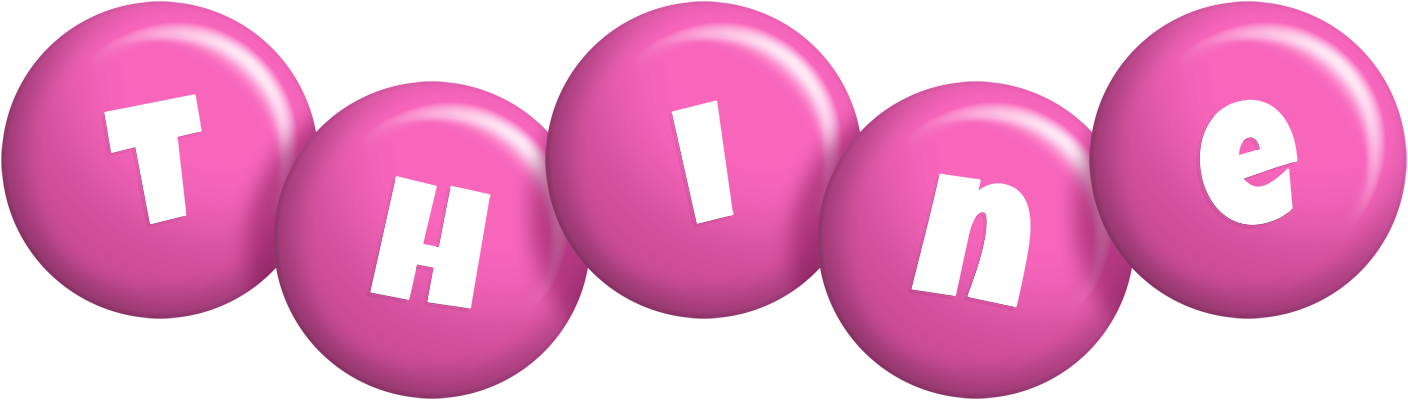 Thine candy-pink logo