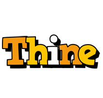 Thine cartoon logo