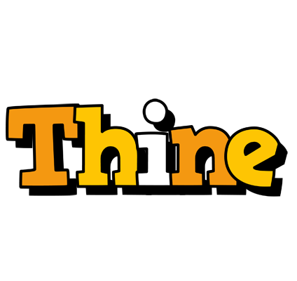 Thine cartoon logo