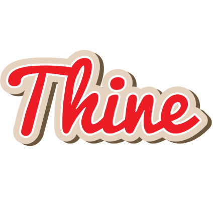 Thine chocolate logo