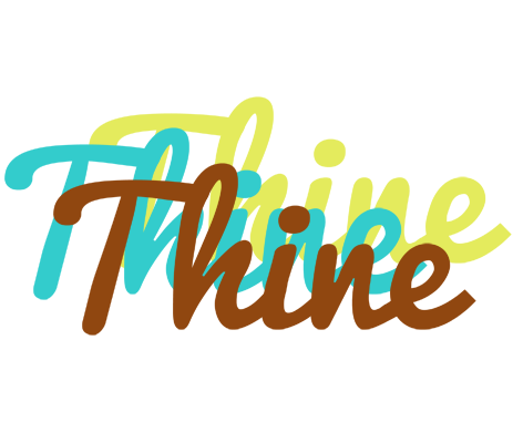 Thine cupcake logo