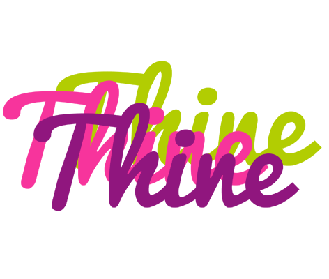 Thine flowers logo