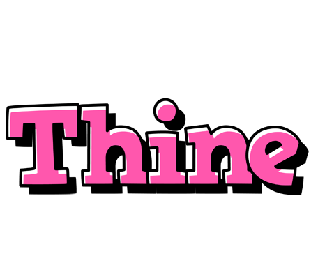 Thine girlish logo