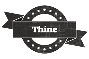 Thine grunge logo