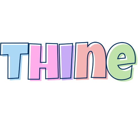 Thine pastel logo