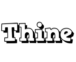 Thine snowing logo