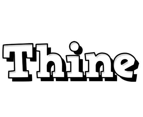 Thine snowing logo