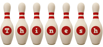 Thinesh bowling-pin logo
