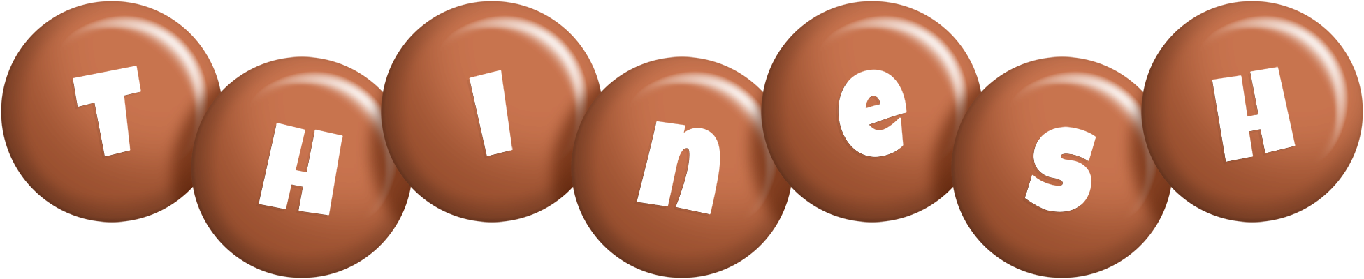Thinesh candy-brown logo