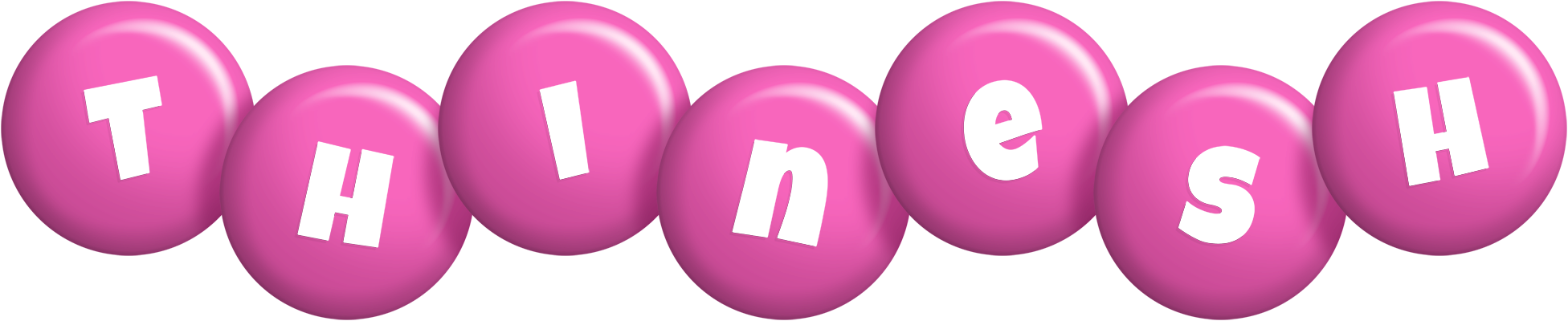 Thinesh candy-pink logo