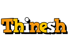 Thinesh cartoon logo