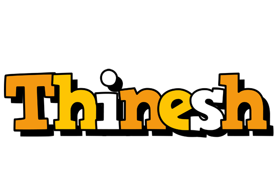 Thinesh cartoon logo