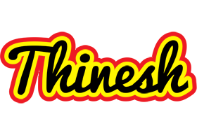 Thinesh flaming logo