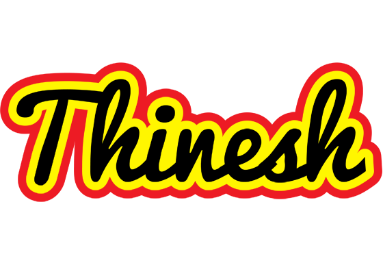 Thinesh flaming logo