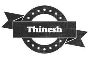 Thinesh grunge logo