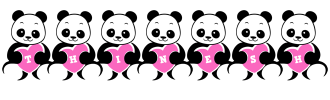 Thinesh love-panda logo