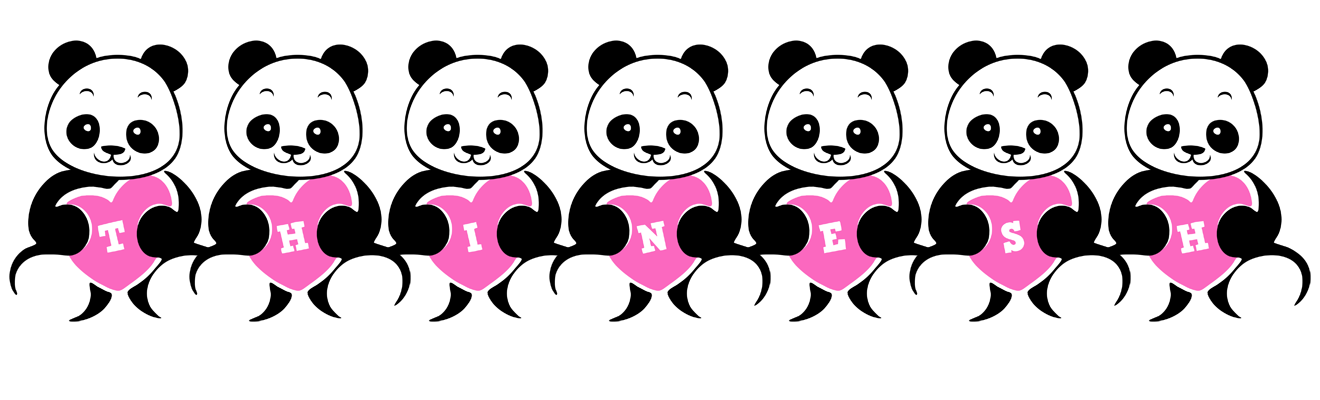 Thinesh love-panda logo