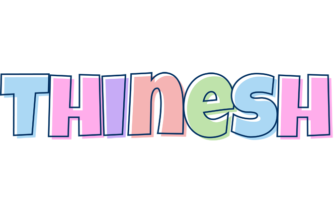 Thinesh pastel logo
