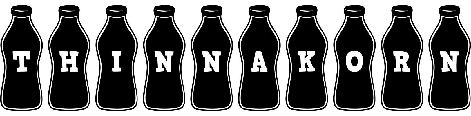 Thinnakorn bottle logo