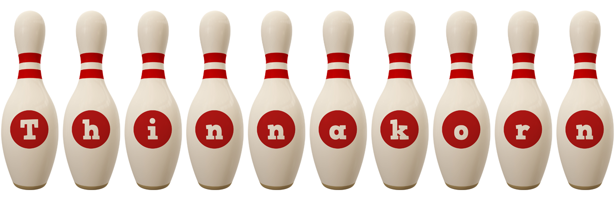 Thinnakorn bowling-pin logo
