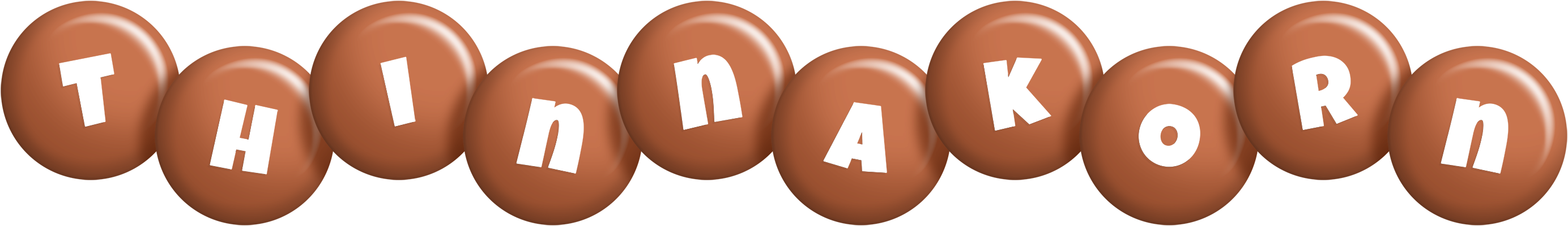Thinnakorn candy-brown logo