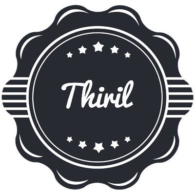 Thiril badge logo
