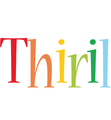 Thiril birthday logo