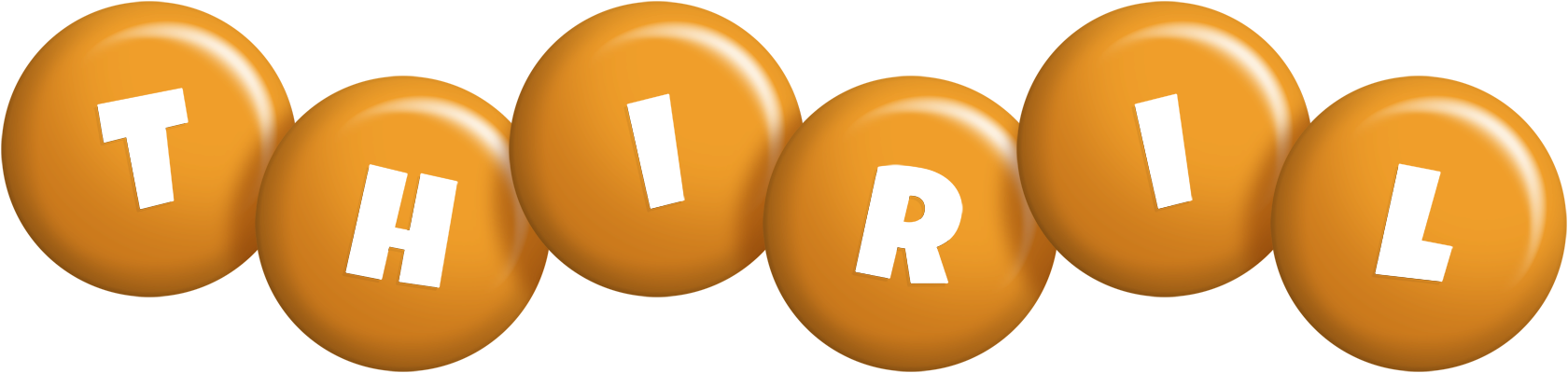 Thiril candy-orange logo