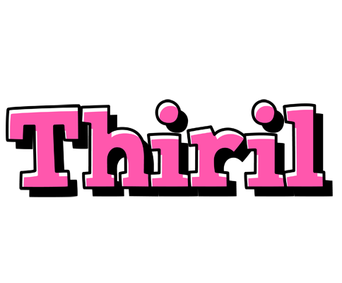 Thiril girlish logo