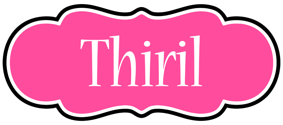 Thiril invitation logo