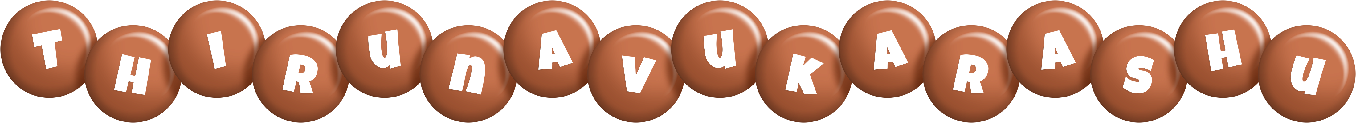 Thirunavukarashu candy-brown logo