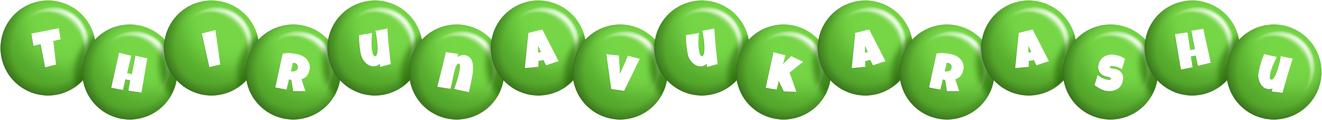 Thirunavukarashu candy-green logo