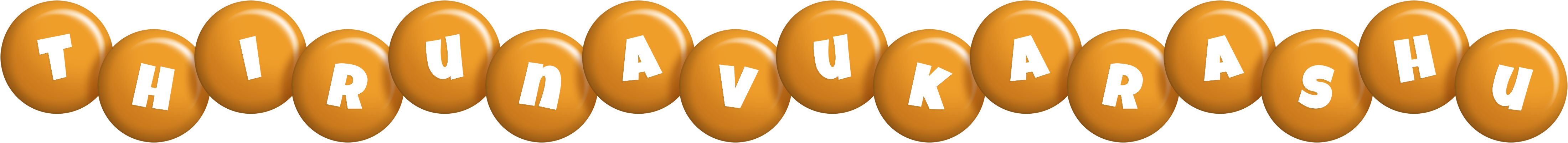 Thirunavukarashu candy-orange logo